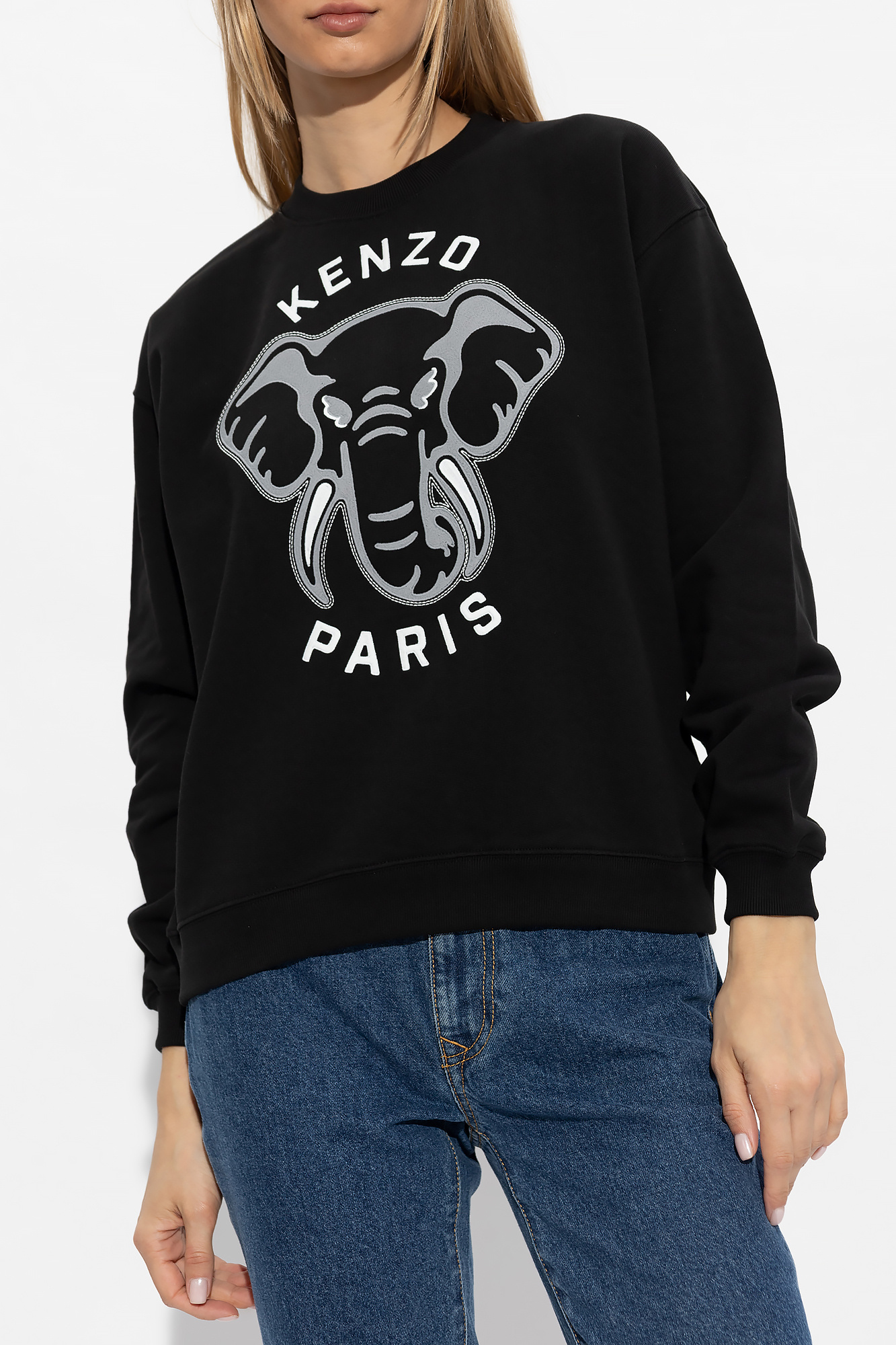 All black kenzo best sale sweatshirt